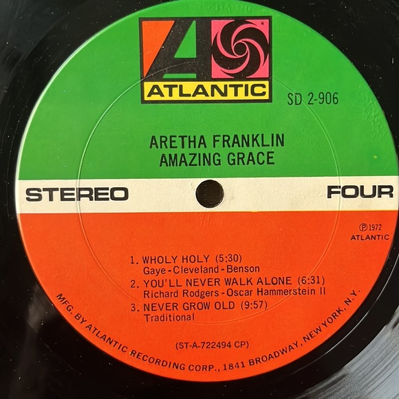 Aretha Franklin - “Amazing Grace” Vinyl 2x LP - Picture 7 of 7